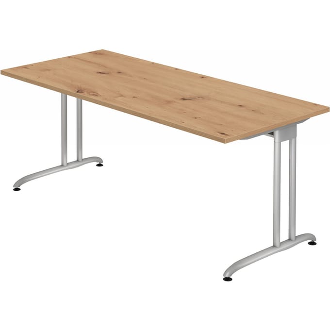 BELA 19 S | Bureau - 180 x 80 Knoestige Eiken