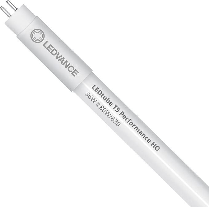 LEDVANCE LED-buis-Buis Energielabel: D (A - G) G5 T5 36 W Warmwit 1 stuk(s) (Ø x l) 19.00 mm x 1463.00 mm Incl. splinterbescherming