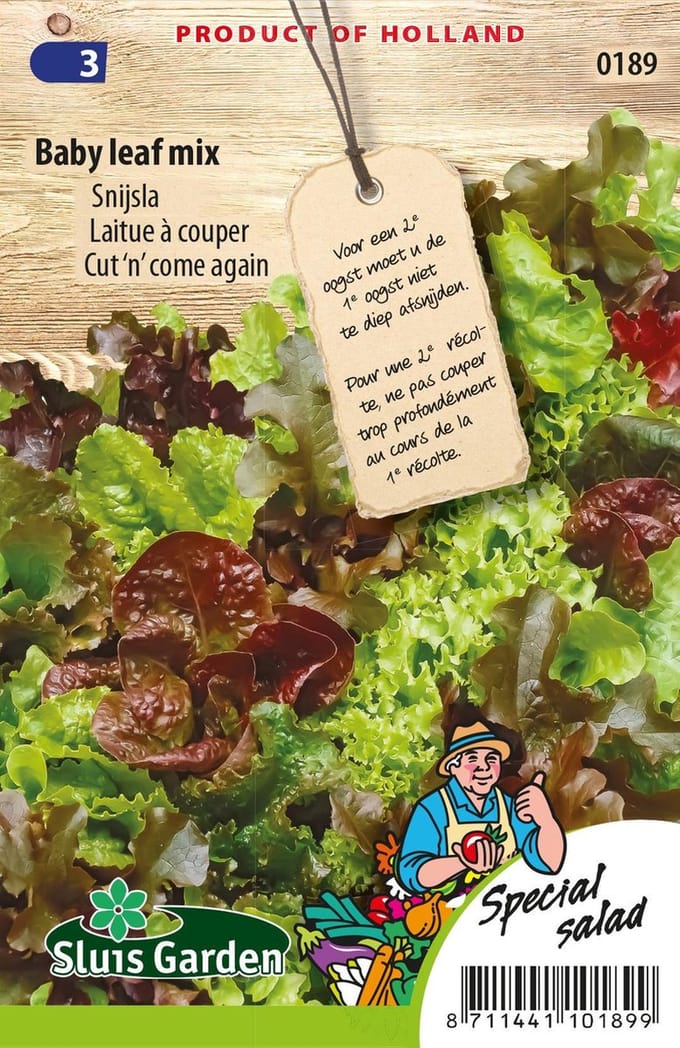 Sluis Garden - Snijsla Baby leaf mix