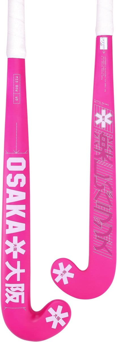 Osaka Mid Bow WD Junior Hockeystick Electric Fuchsia
