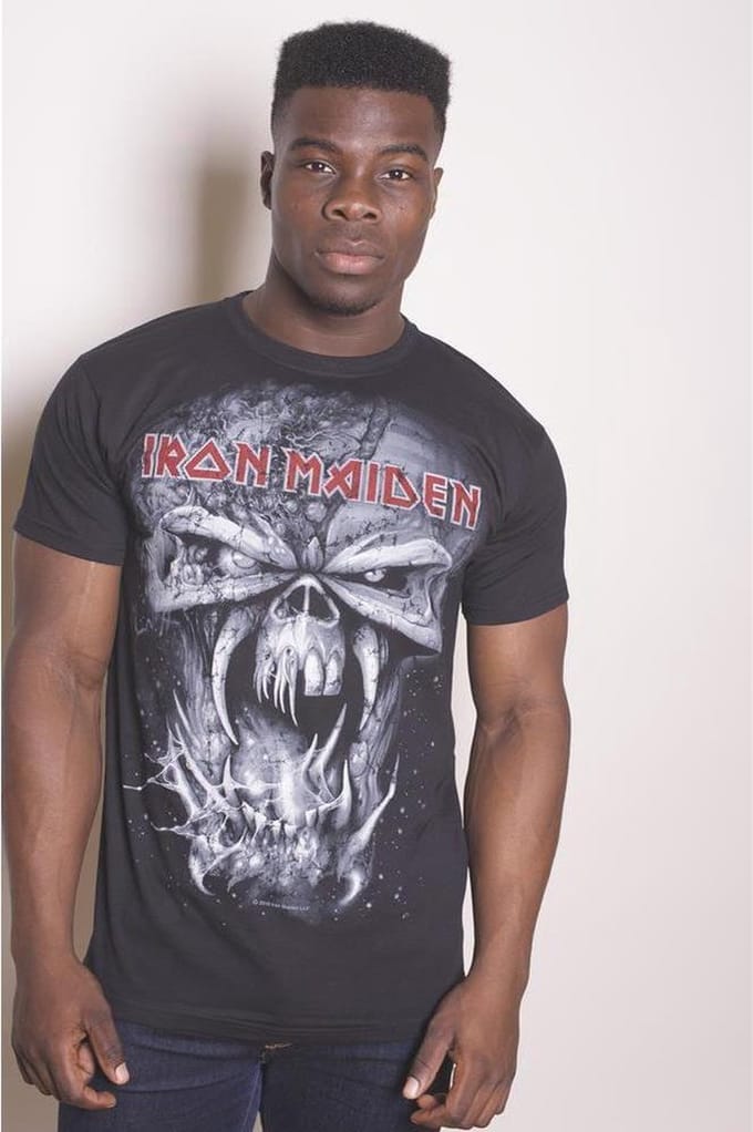 Iron Maiden - Final Frontier Eddie Vintage Heren T-shirt - M - Zwart