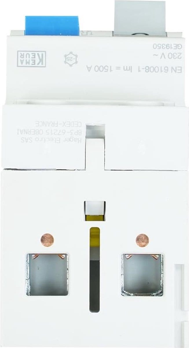 Hager aardlekschakelaar 2-polig 63A 300Ma type A (CFA263G)