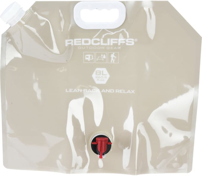 Redcliffs Opvouwbare jerrycan/watertank - 8 liter - met tapkraantje - camping - Containers