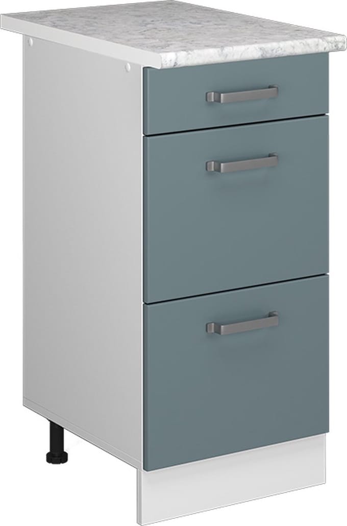 Vicco R-Line Universele onderkast – 40 cm met laden Blauw-grijs