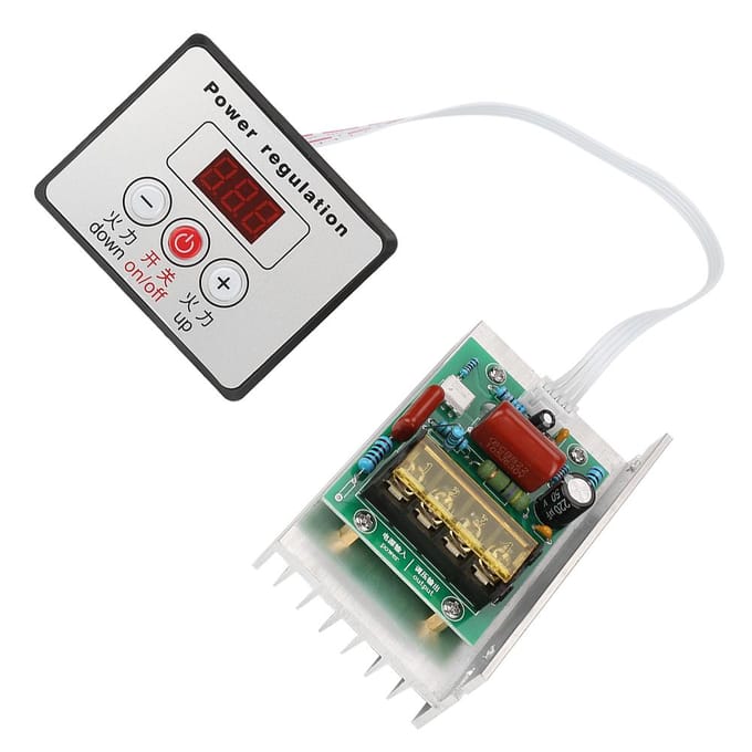 Elektronische Regulator AC220V 8000W Hoog Vermogen SCR Snelheidsregelaar Motorregeling