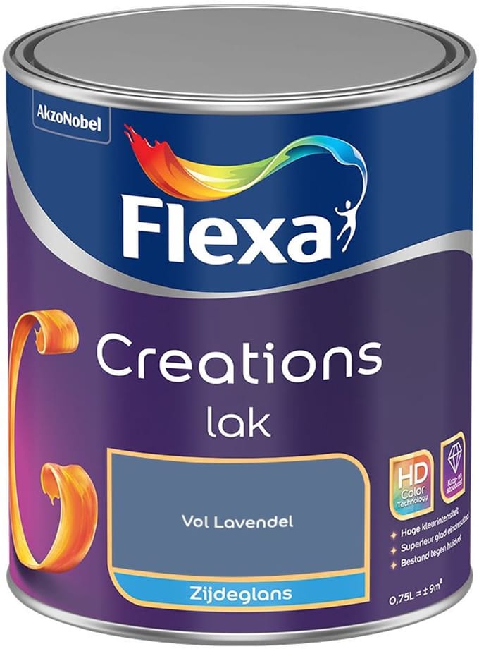 Flexa - Creations Lak Zijdeglans - Vol Lavendel - Mengverf - 750 Ml