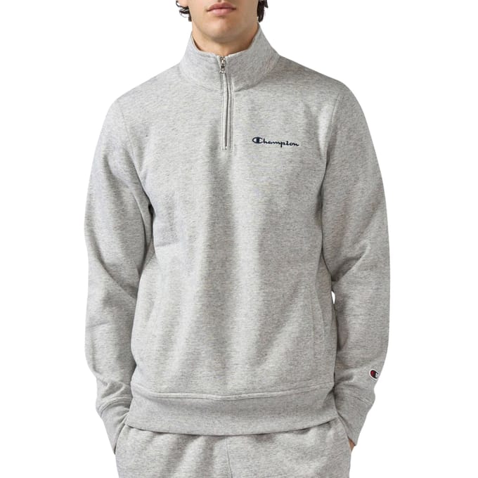 Champion Icons Small Logo Half-Zip Sweater Heren - Maat S