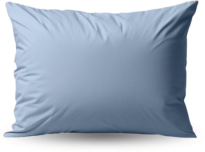 Zelesta Deluxe Percale Katoen Kussensloop Set Van 2 - Droomblauw 80x80cm