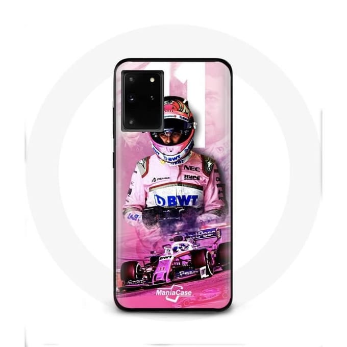 Hoesje - Formule 1 - Sergio Pérez - Samsung Galaxy S11 Plus - Flexibel - Roze