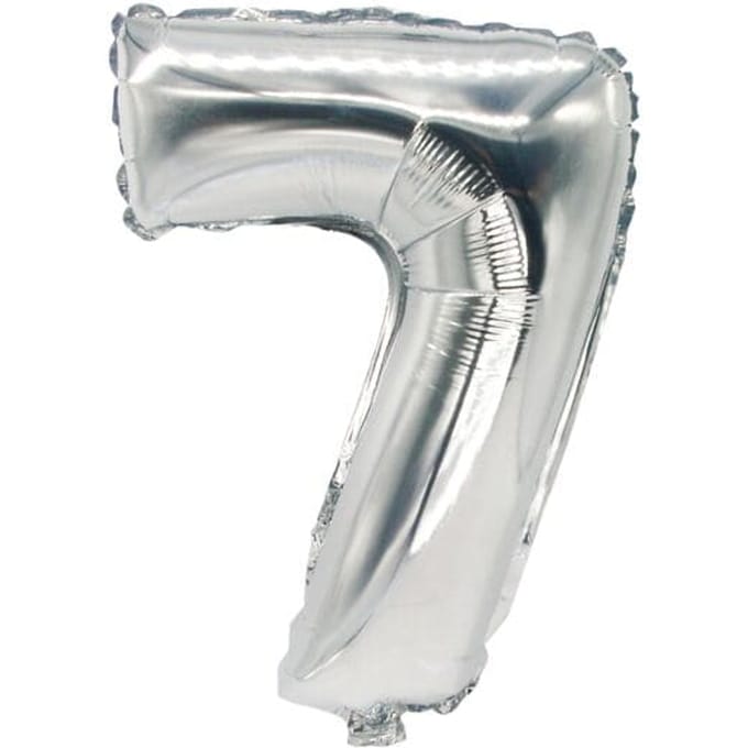 Papstar 86837, Speelgoed ballon, Polyethyleentereftalaat (PET), Zilver, Aantal, 200 mm, 350 mm