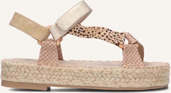 Wysh Candice Sandalen - Meisjes - Beige - Maat 37