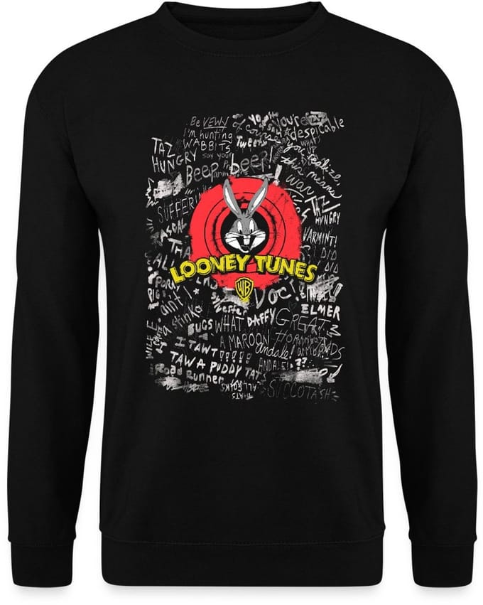 Looney Tunes Scribbles Sweater Heren