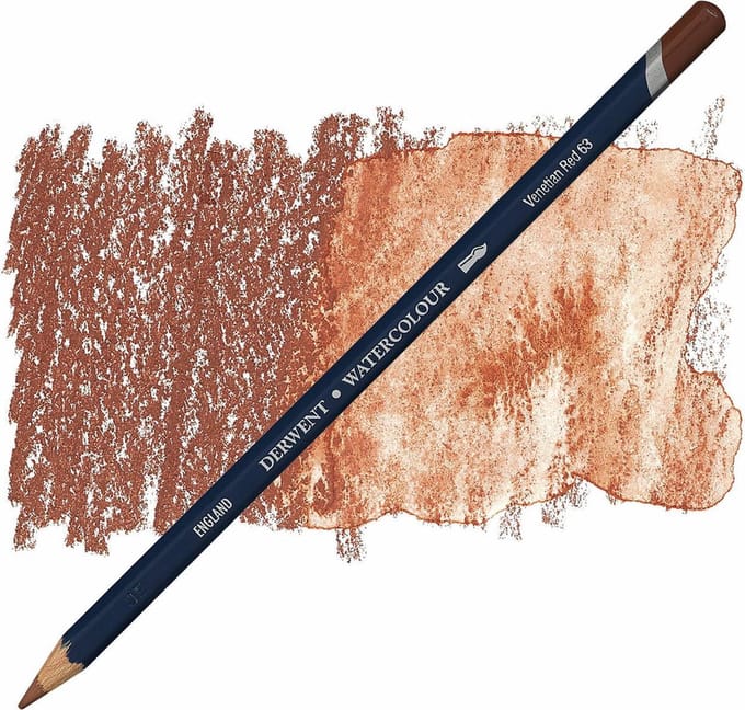 Derwent Watercolour Potlood - Venetian Red 63