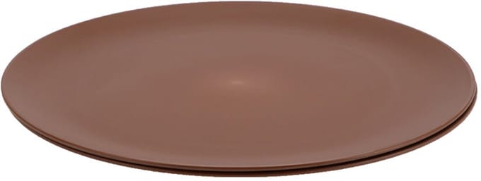 Travellife Nova Camping Dinerbord ø25,5cm cacao 2 stuks