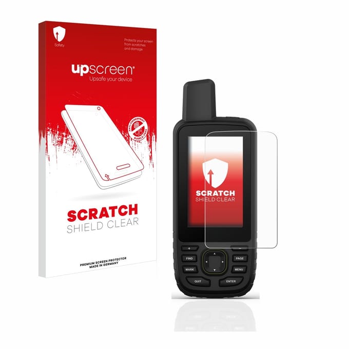 upscreen - Screenprotector voor Garmin GPSMAP 67 - Folie Beschermfolie transparant