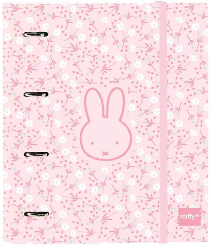 Safta Miffy Flowers Ringband Roze Kinderen