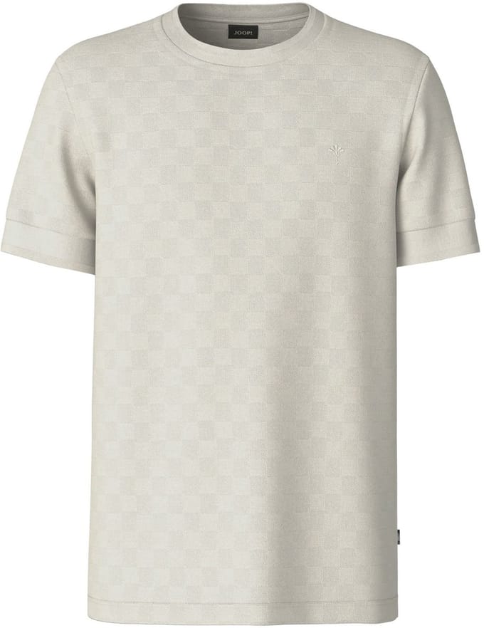 T-shirt met logostitching model 'Benluco'