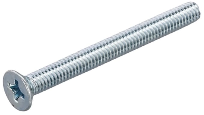 Metaalschroeven Verz. P.Verz.Kop M6x100 Din 965 - 100 stuks