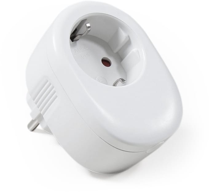 McPower Stekkerdoos met WiFi -1 stopcontact - Splitter geschikt voor Alexa, Google Assistant