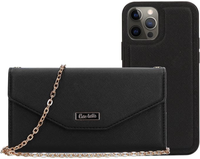 Casetastic Clutch Apple iPhone 12/12 Pro - Zwart