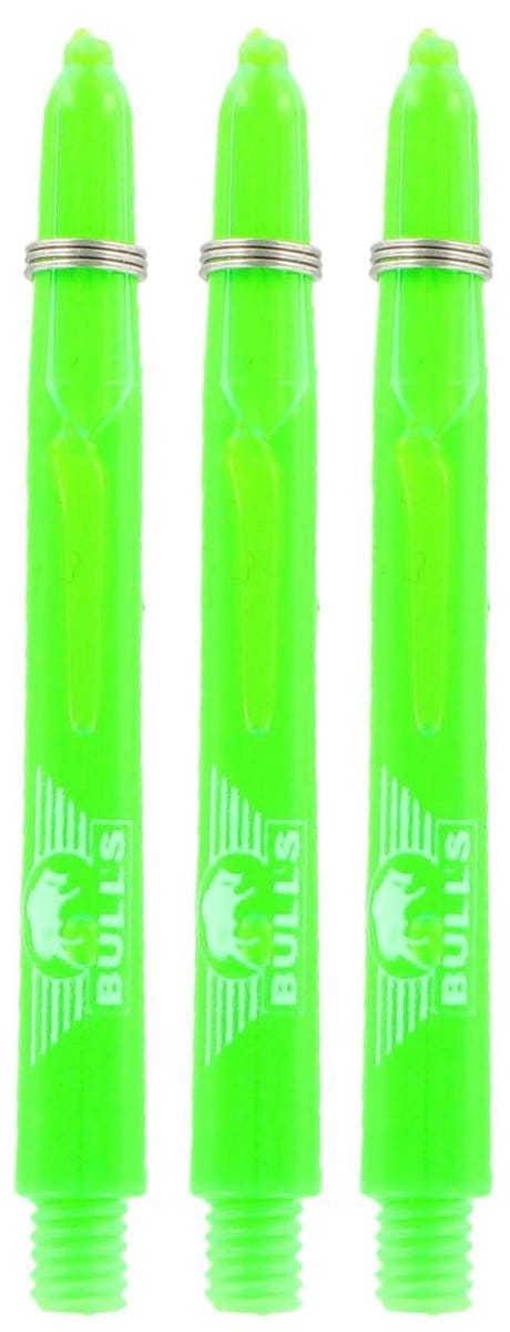 Bull's Nylon Glowlite Green - Dart Shafts Medium