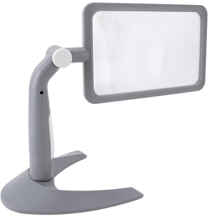 Dailygoods - Vergrootglas met Licht en Roterende Basis voor Senioren
