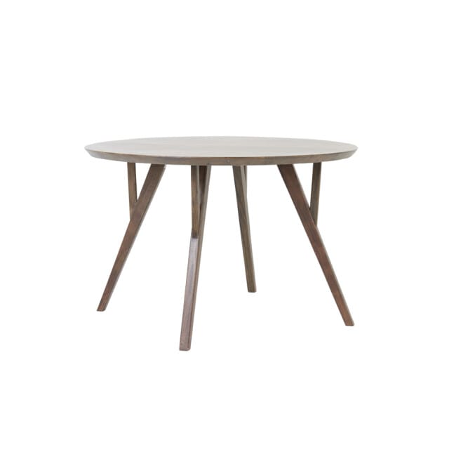 Light & Living - Eettafel QUENZA - Ø140x76cm - Bruin