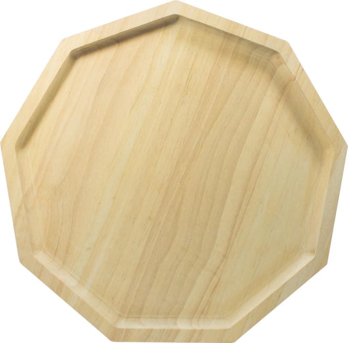 TAK Design Blis Polygon Dienblad M - Hout - 25,5 x 25 cm