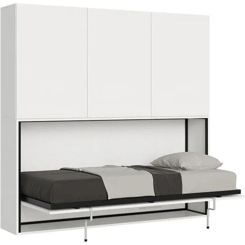 ITAMOBY Horizontaal Kando eenpersoons opklapbed samenstelling D eiken wit