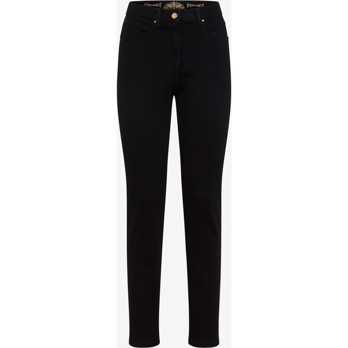 Raphaela by Brax Dames Jeans  Style LUCA BLACK, denim zwart, maat 40