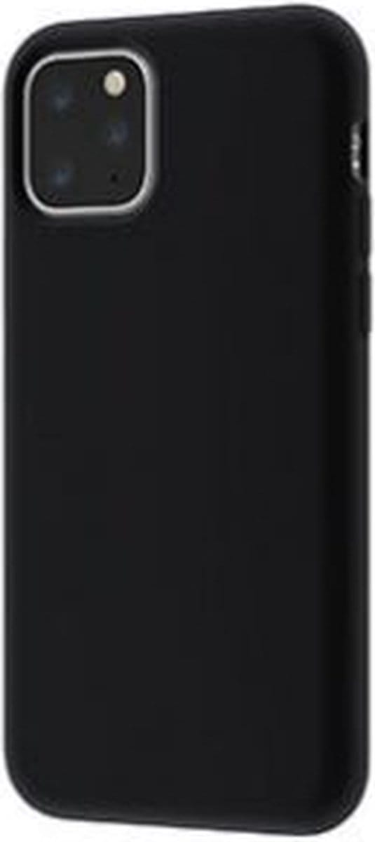 Nova Apple iPhone 11 Pro MAX hoesje - Feel Slim Silicone Case geschikt voor iPhone 11 Pro MAX hoesje - Zwart