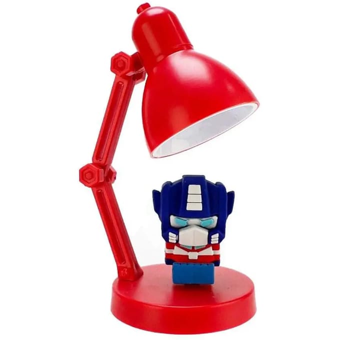 Transformers - leuk mini lampje van +/- 10cm hoog - afneembare figurine - verstelbaar