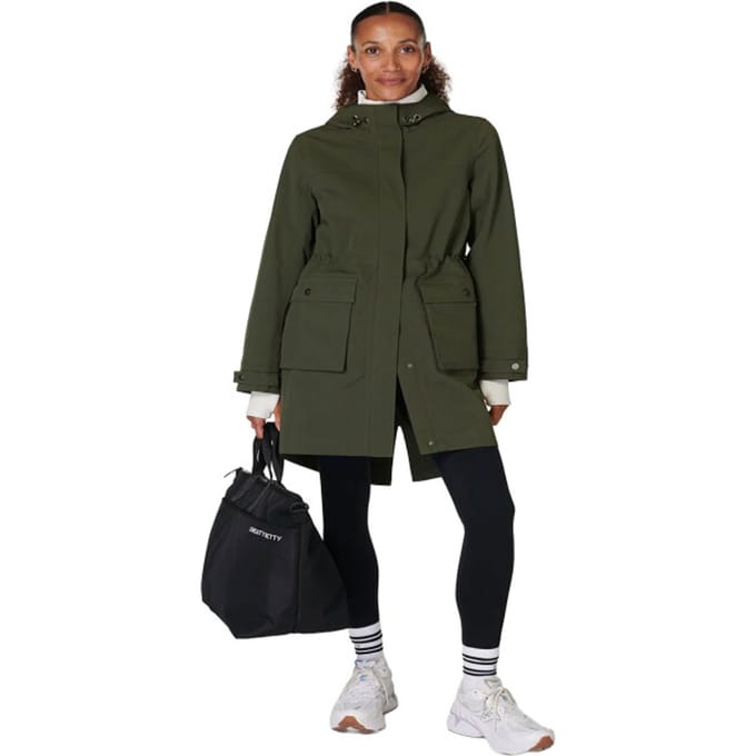 Sweaty Betty Stride Waterproof Parka GROEN - Maat M
