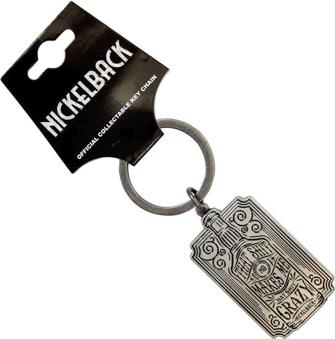 Nickelback - Bat Shit Sleutelhanger - Zilverkleurig
