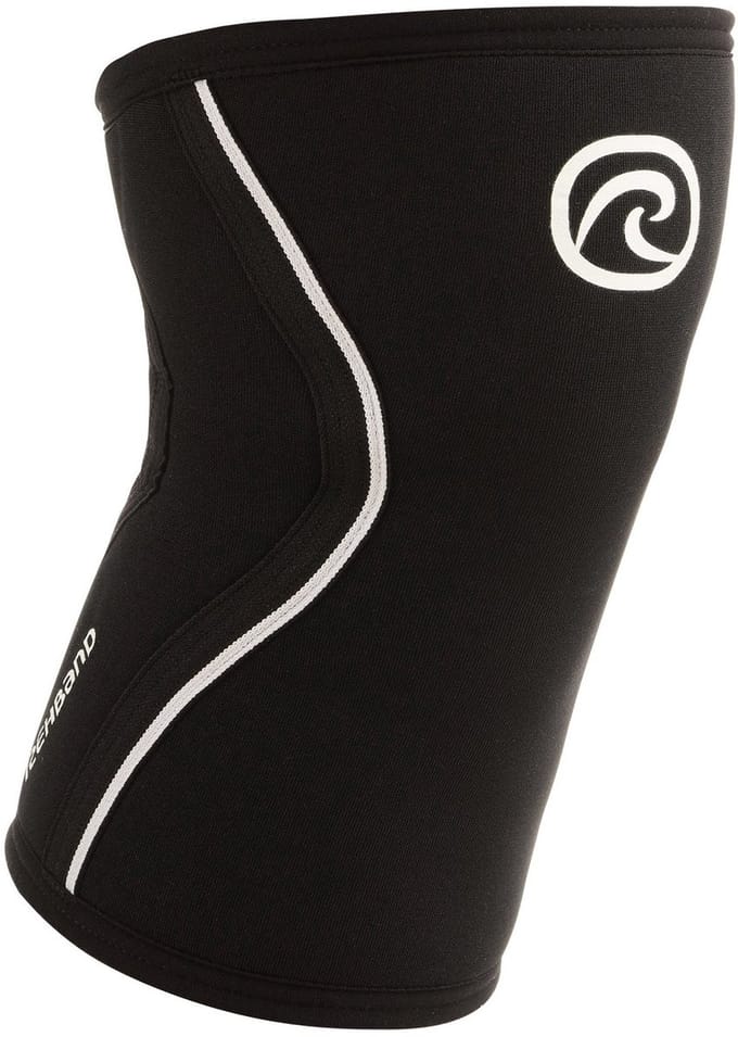 Rehband Knee Sleeve RX Black 5 mm-Maat XS: 31 - 33 cm (per  stuk)