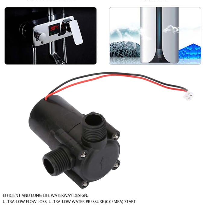 Miniature DC Hydroélectricité Micro hydro Eau sous pression Générateur de pipeline