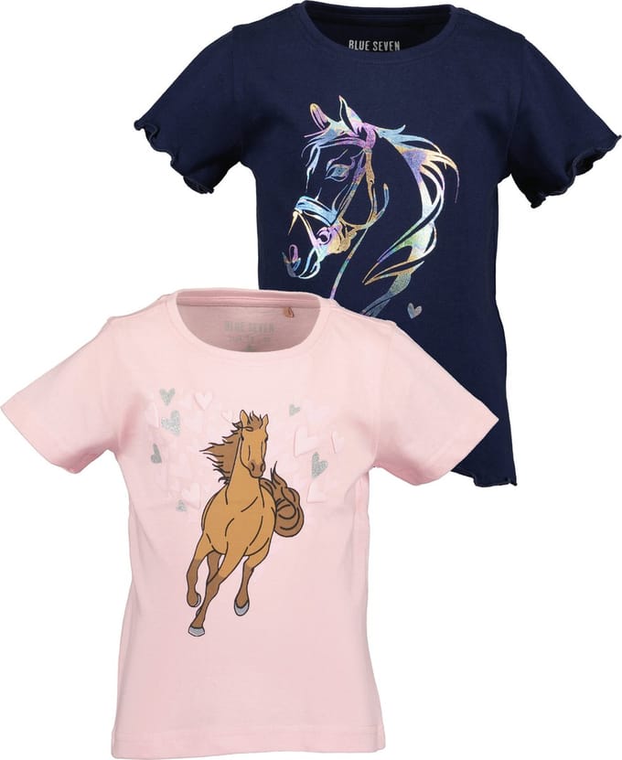Blue Seven BASICS Meisjes T-shirt - veelkleurig - Maat 92