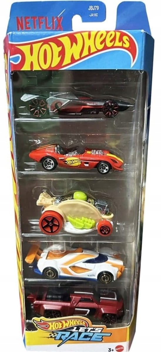 Hot Wheels 5-pack auto's - Laten we racen met JBJ79