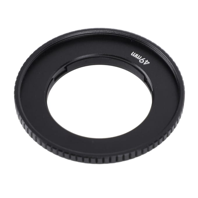 Actiecamera Filter Adapter Ring Aluminiumlegering 49MM Lensadapterring voor Action4 black