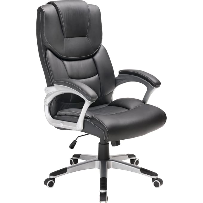 Deuba Bureaustoel – Ergonomisch Draaistoel Gaming Stoel Office - Zwart