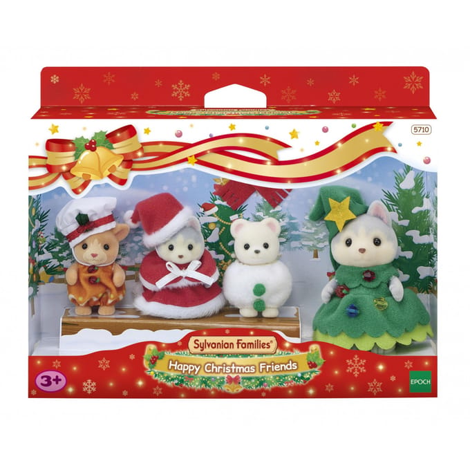 Sylvanian Families 5710 Vrolijke Kerstvrienden- speelset