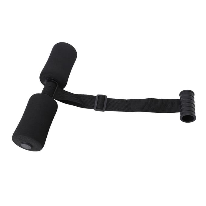 Hamstring Curl Strap Buikreductie Oefening Fitnessapparatuur Buik Curl Sit Up Hulp Hamstring black