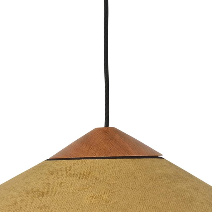Forestier hanglamp Cymbal S, brons, Ø 50 cm, E27