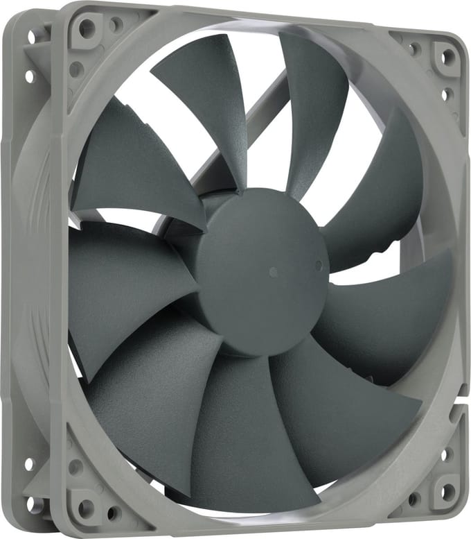 Noctua NF-P12 redux-1700 PWM - Case ventilator - 120mm - Black - 25 dBA