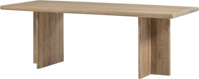 WOOOD Ato Eettafel 220 CM - Mangohout - Naturel - 76x220x90