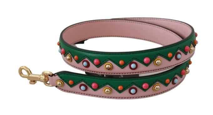 Dolce & Gabbana Schouderriem Leren Roze Handtas Accessoire