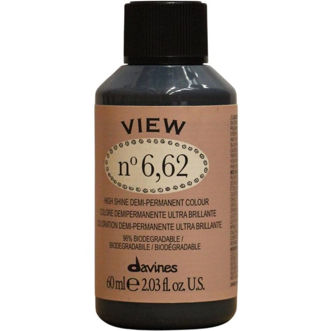 Davines, View, Demi-Permanente Haarkleur, 6.62 , 60 ml