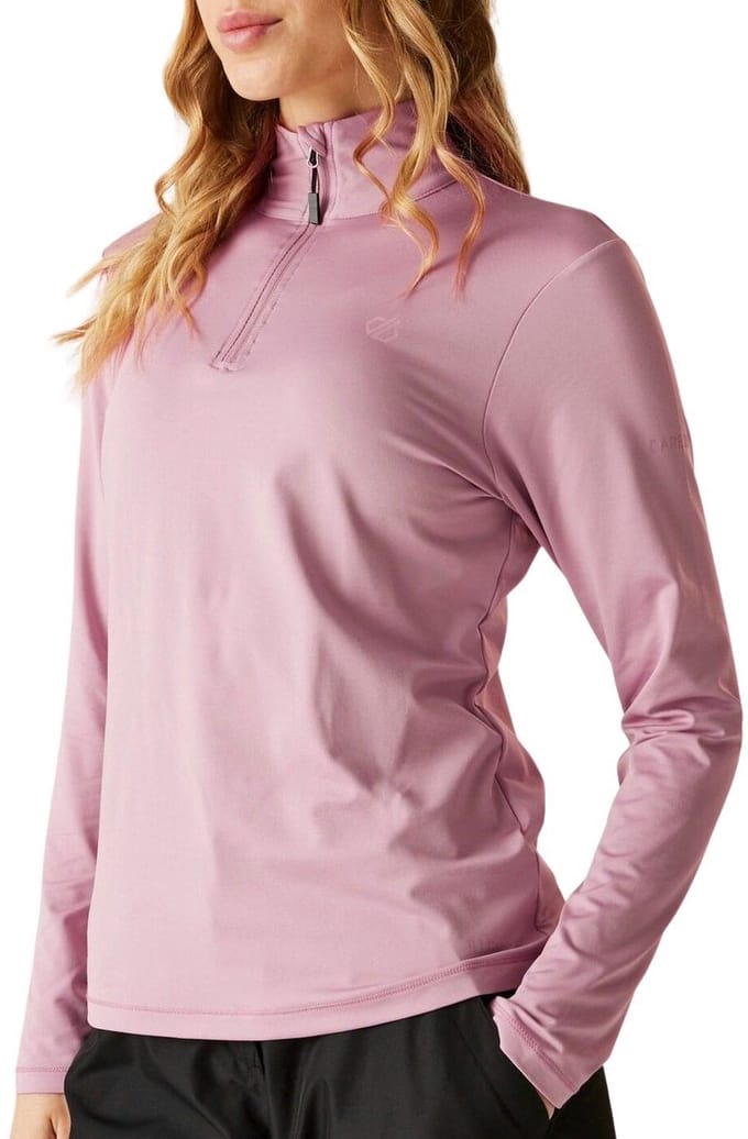 Dames stretch ondershirt 1/2 ritssluiting Dare 2B Lowline II