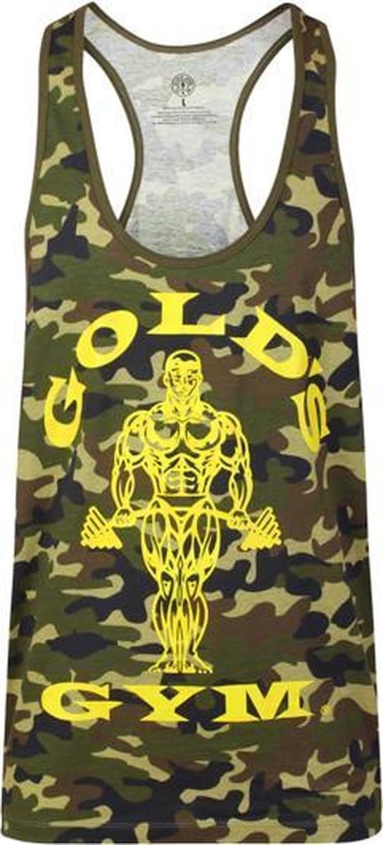 GGVST051 Muscle Joe Camo Stringer Vest - Camo Green - L
