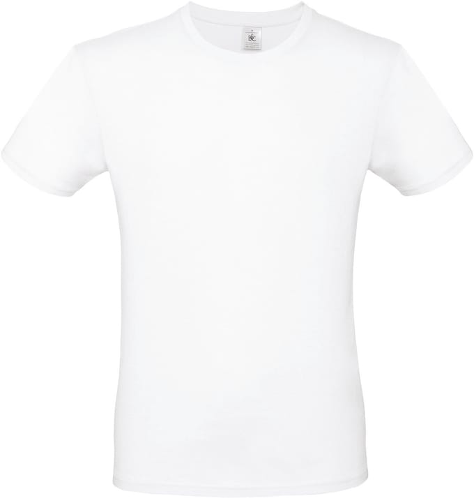 B&C #E150 Men's T-shirt CGTU01T - White - 4XL